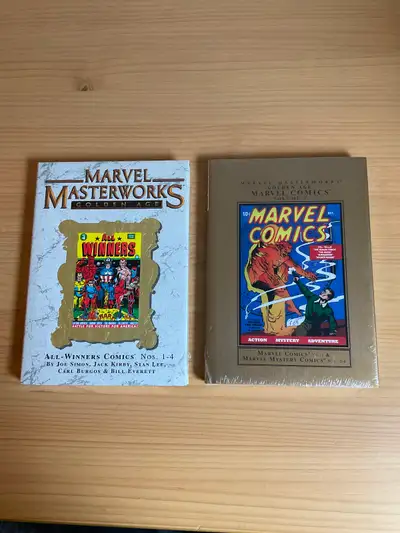 Marvel Masterworks Hardcovers New Sealed Golden Age, View more