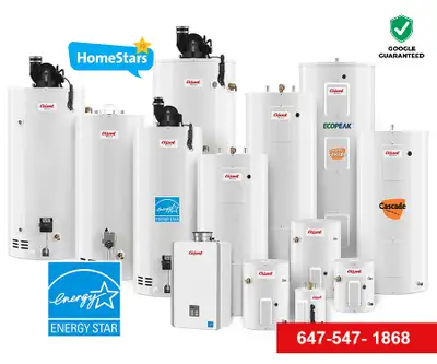 Gas, Electric & Tankless Water Heater SALE - Best Prices in ON!, View more