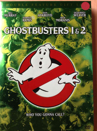 GHOSTBUSTERS 1 ET 2. DVD + LIVRET. BILL MURRAY. 80s