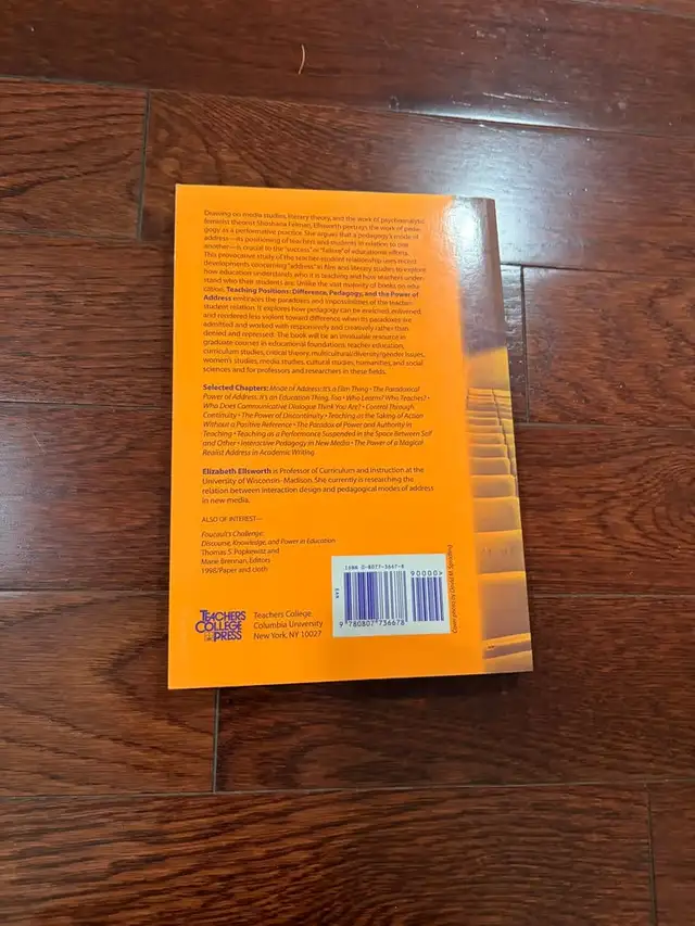 Teaching Positions by Elizabeth Ellsworth