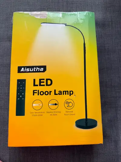 Aisutha LED Floor Lamp with Remote & Touch Control, View more
