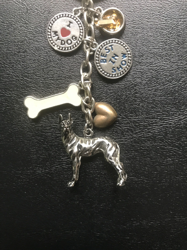 New, “Great Dane” 3 D Metal Dog Key Chain/Animal Art-S. Sweet in Arts & Collectibles in Bedford - Image 3