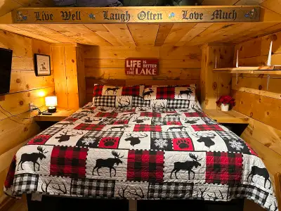 Calabogie Camping We have 2 cabins that reservations have been cancelled, so they are available for...
