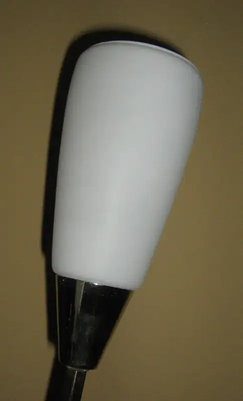 Unique VTG. 1960s Teak and Brass Floor Lamp with Frosted Shades in Indoor Lighting & Fans in City of Toronto - Image 8