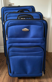 New 3 piece travel luggage/suitcase set - Cambridge by Travelway