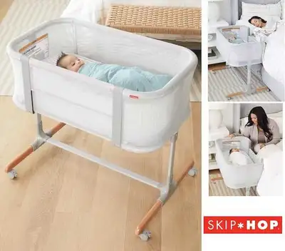 skip hop cozy up 2 in 1 bassinet, View more