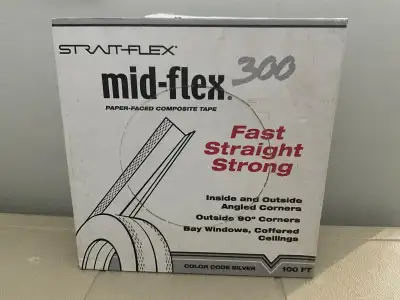 Straight-Flex Mid Flex Drywall Tape BRAND NEW BOX 100ft, View more