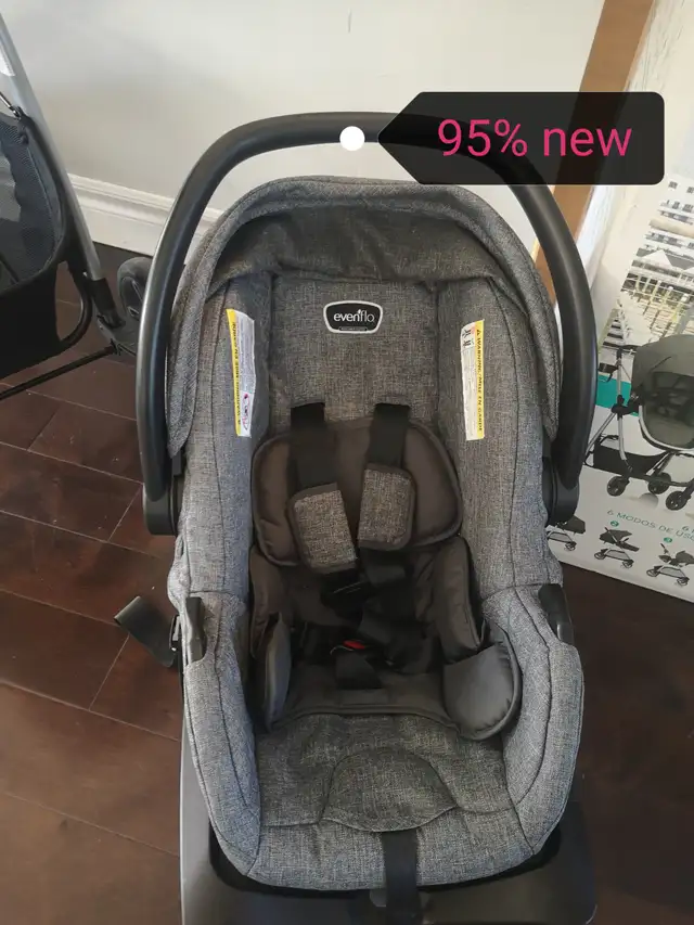 Baby stroller with baby carseat in Strollers, Carriers & Car Seats in City of Toronto - Image 6
