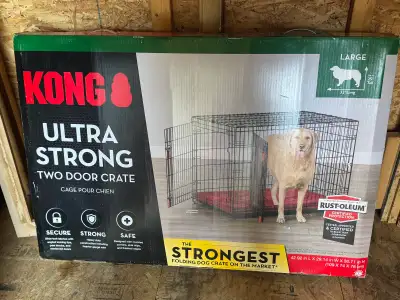 Kong Ultra Strong 2-Door Dog Crate, View more