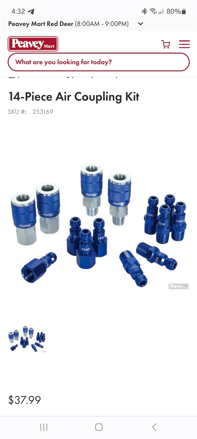 Air compressor fittings in Power Tools in Winnipeg - Image 2