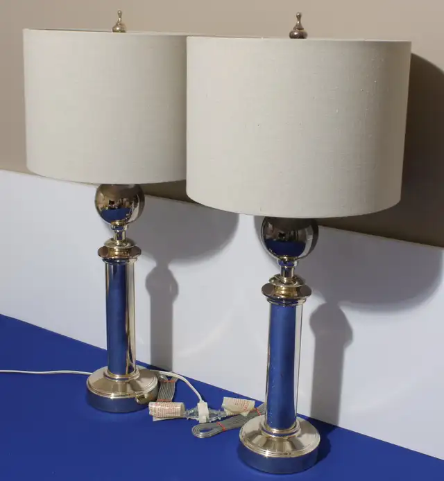 Rose Gold Table Lamp Set in Indoor Lighting & Fans in Oshawa / Durham Region - Image 4