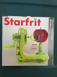 Starfrit apple peeler with ejector, BNIB