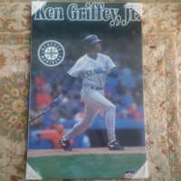 Thurman Thomas / Ken Griffey Jr Plaqued Posters