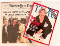 1990s Obama New York Times/Ellen Degeneres Time Magazine