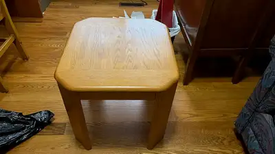 Wooden End Table, View more