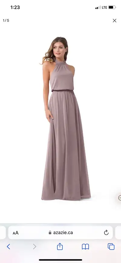 Reduced:  Azazie dress “Landry”, brand new with tags, size A6, View more