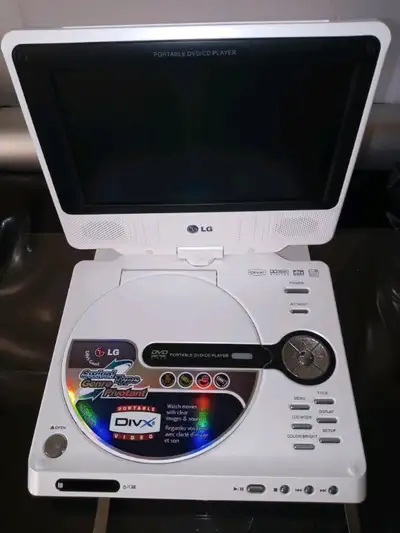 LG Portable 7- Inch DVD Player Model  LPA-735 W/ 12V Car Adapter, View more