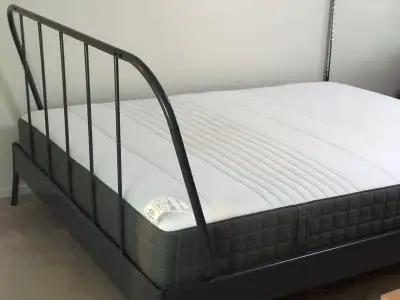 IKEA Queen size Bed Frame and Mattress, View more