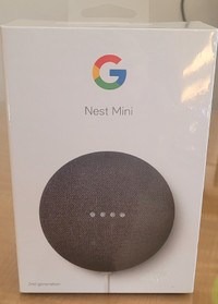 BRAND NEW Google nest mini_ SEALED!!!