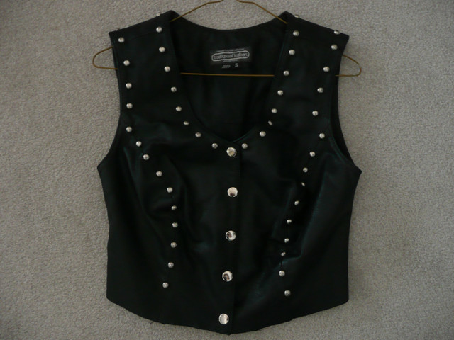 Leather Motorcycle Vest in Women's - Other in Lethbridge