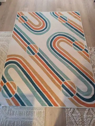 Ruggable 5x7 Metro Multicolor MCM Rug and Pad, View more