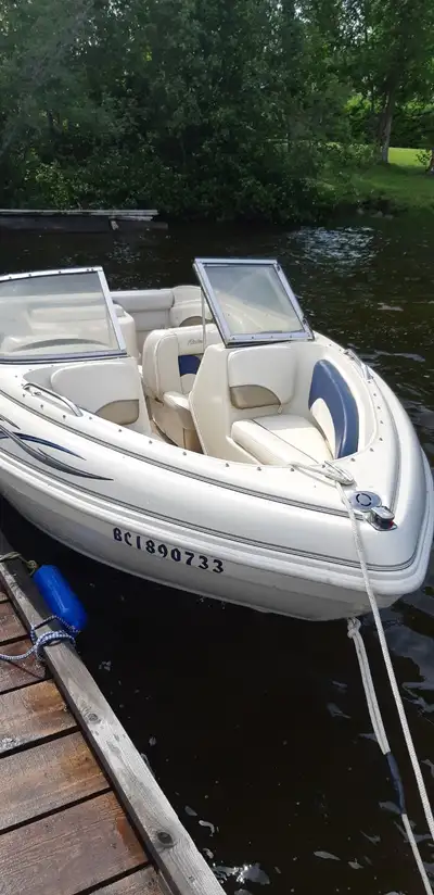 Includes 2004 remeq boat trailer. V6 inboard/outboard motor. Excellent running condition. Also inclu...