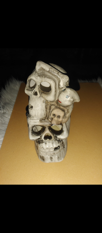 SKULLS - CANDLE HOLDER DISPLAY, View more
