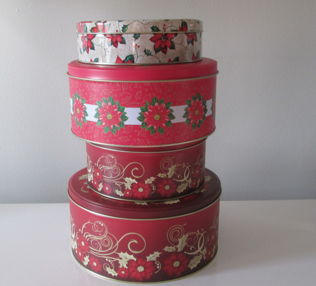 4/$8 for Brand-new Christmas Tins in Holiday, Event & Seasonal in London - Image 4