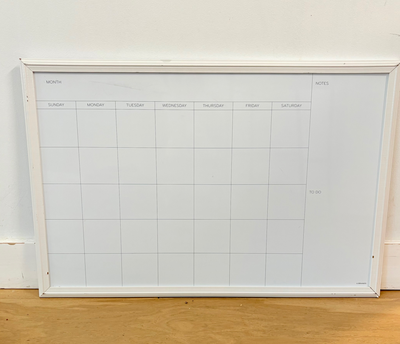 Dry Erase Calendar, View more