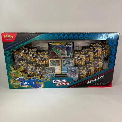 Pokemon TCG Crown Zenith Sea and Sky Premium Collection - NEW, View more