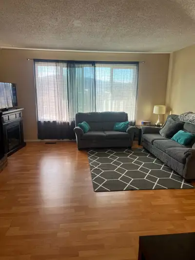 4 bedroom house for rent in Logan lake, BC, partially furnished comes with 2 beds, living room furni...