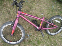 garneau bmx kid bike for parts / repair, 9 in frame, missing lef