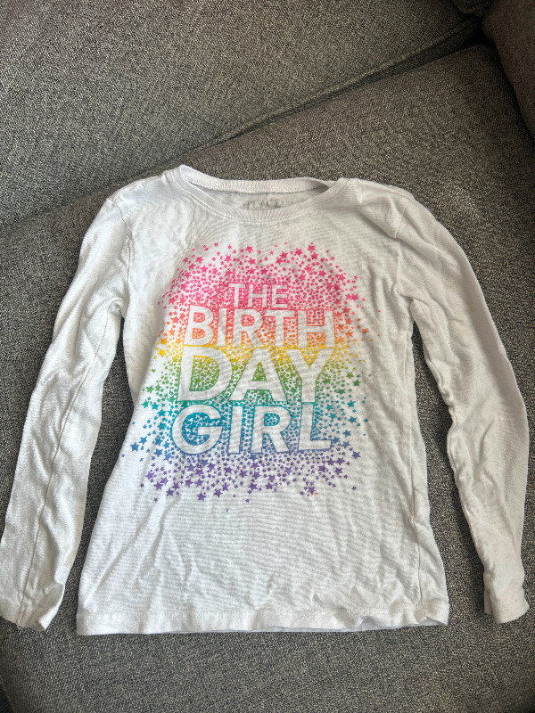 Birthday Girl Shirt XS size 4 in Clothing - 4T in Edmonton