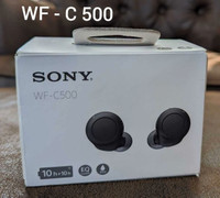 Sony WF- C 500 wireless in ear Bluetooth Earbuds 