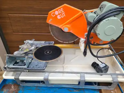 10" diamond wet saw paver brick tile and folding stand, View more