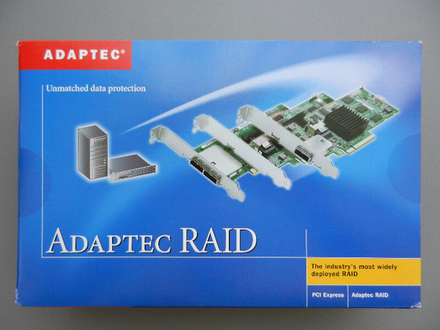 NEW ADAPTEC 1225SA eSATA PCIe RAID controller / adapter card in System Components in City of Toronto