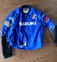 Joe Rocket Suzuki Motorcycle Blue Jacket - Large