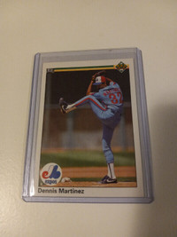 Baseball Card Expos Dennis Martinez Error Card Rare UD NO Holo