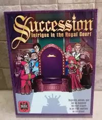 SUCCESSION Intrigue in the Royal Court Board Game - NEW
