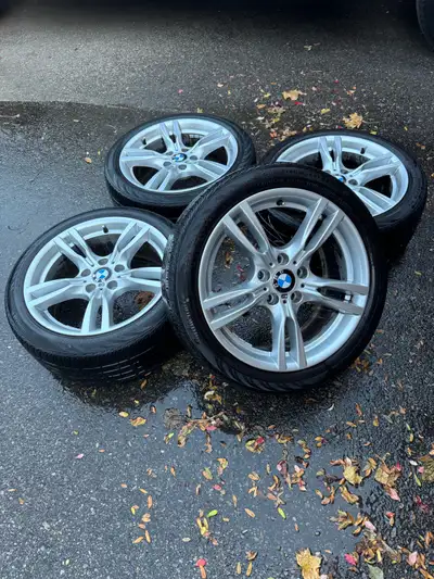 Original 18 inch Bmw rims and tire set of 4 18 inch rims Oem Bmw M performance rims M sport rims Bmw...