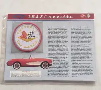1957 Corvette Patch and Data Card