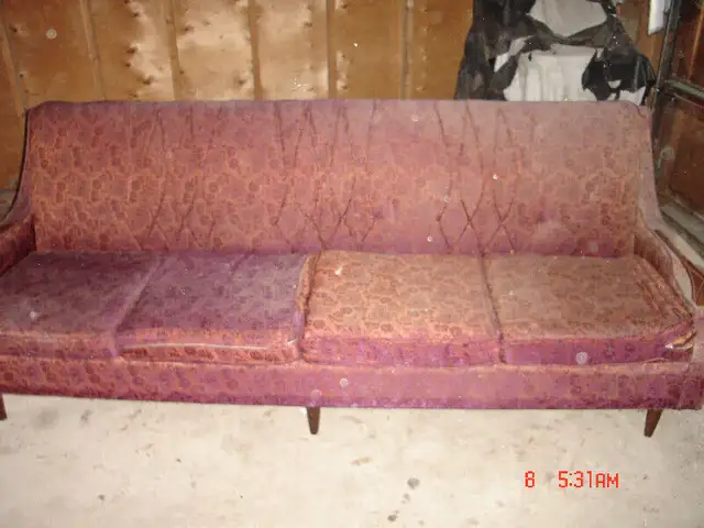 ** Vintage 50's China Cabinet 70's Couch, Desk, Table, Chairs ** in Multi-item in Calgary - Image 11