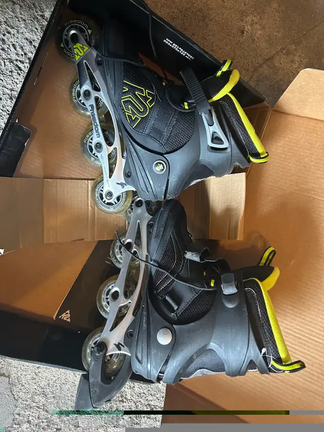 K2K In-line roller blades Freedom M in Skates & Blades in Mississauga / Peel Region - Image 3
