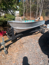 12ft aluminum fishing boat package