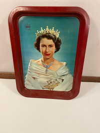 Queen Elizabeth II Coronation Serving Tray PRICE REDUCED