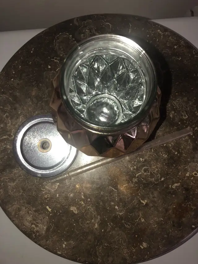 Cute Mason jar with straw  glass / firm price 64711646837761122