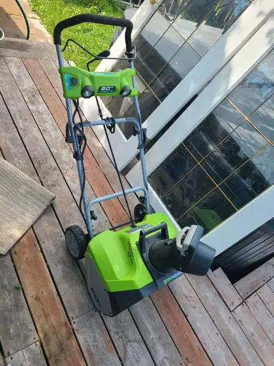 yardworks electric snowblower, View more