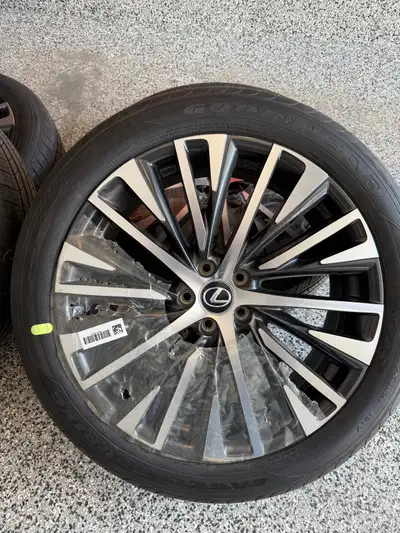 *** Taken off vehicle at time of delivery as winter wheels installed*** This set retails at dealer f...