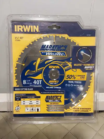 Irwin 8.25" 40T blade, View more