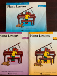 Hal Leonard Piano Lessons Book Set (Books 1/2/3)